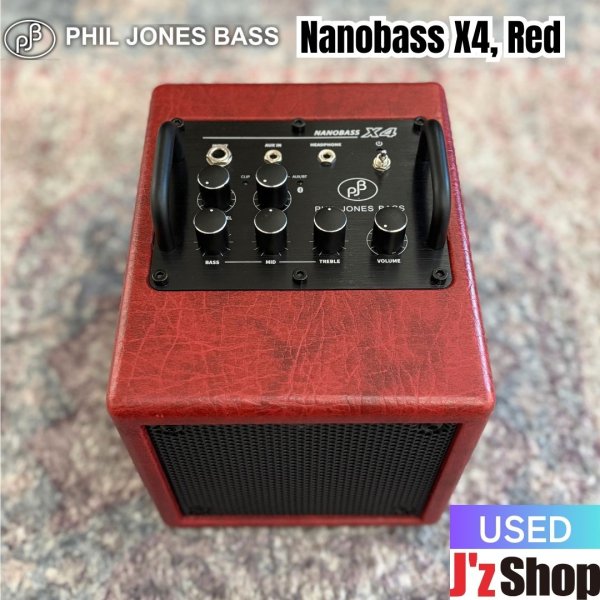 画像1:  【USED】  PJB / nanobass X4, Red   (1)