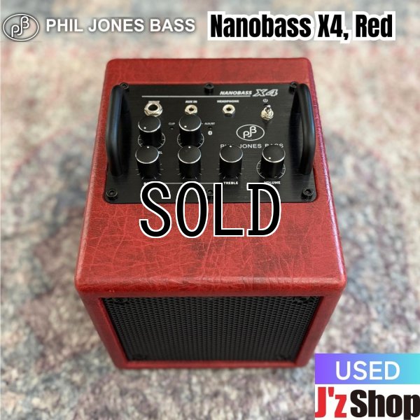 画像1:  【USED】  PJB / nanobass X4, Red   (1)